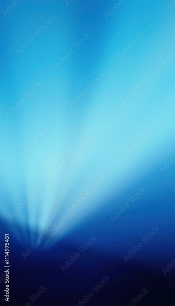 Obraz premium Abstract Blue Rays Of Light Background Image