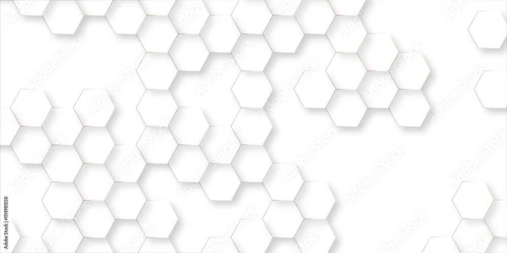 Abstract white background with hexagons . white Hexagonal Background Luxury White Pattern seamless bright white abstract honeycomb background 3D Futuristic abstract geometric mesh cell texture.
Abstract white background with hexagons . white Hexagonal Background Luxury White Pattern seamless bright white abstract honeycomb background 3D Futuristic abstract geometric mesh cell texture.