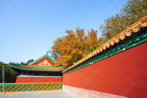 Ancient Tibetan Architecture in Summer Palace, Beijing photo