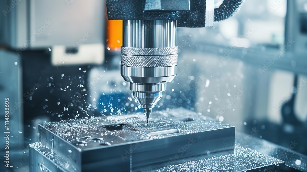cnc milling machine in action, showcasing precision engineering and advanced technology, with a focus on the intricate details of the machining process cnc milling machine in action, showcasing precision engineering and advanced technology, with a focus on the intricate details of the machining process
