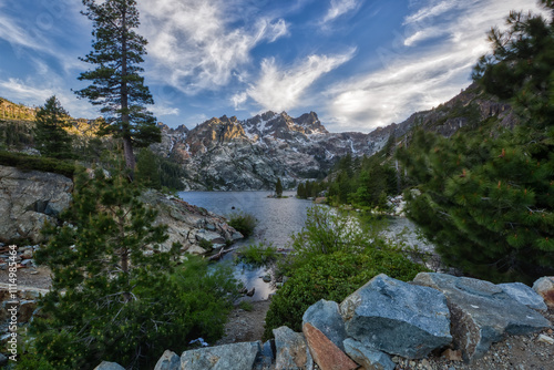 lake in the mountains