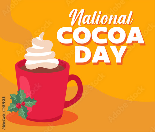 national cocoa day with delicious cocoa drinks