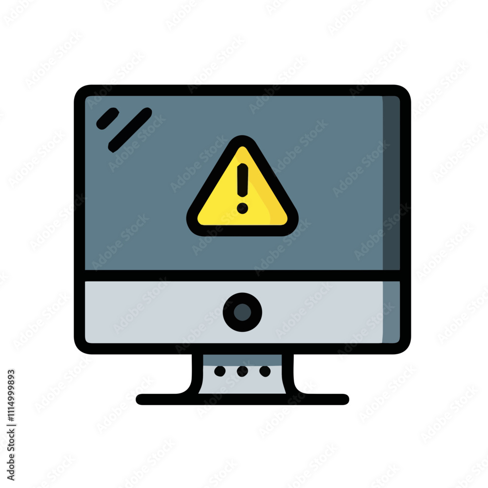 Warning attention icon symbol vector image Illustration Warning attention icon symbol vector image Illustration