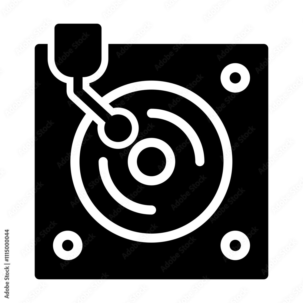 vinyl player Solid icon vinyl player Solid icon