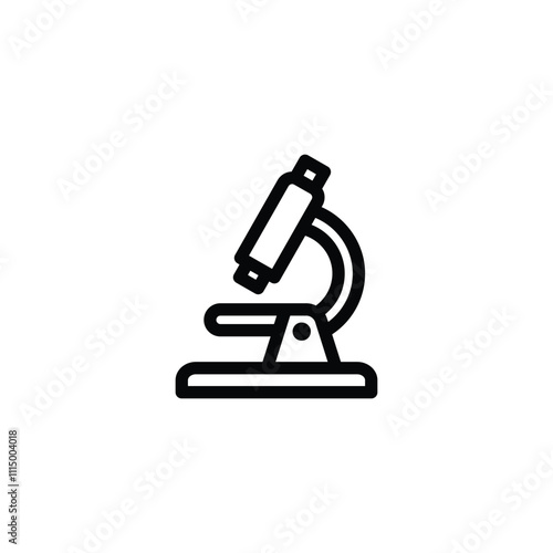 microscope icon set vector	