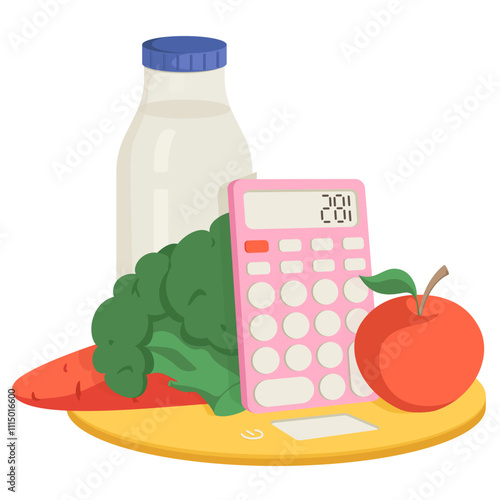 Calculating calories for a healthy diet