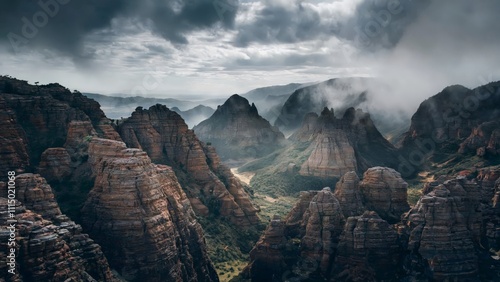 Mysterious Aerial Perspective of the Bungle Bungles photo