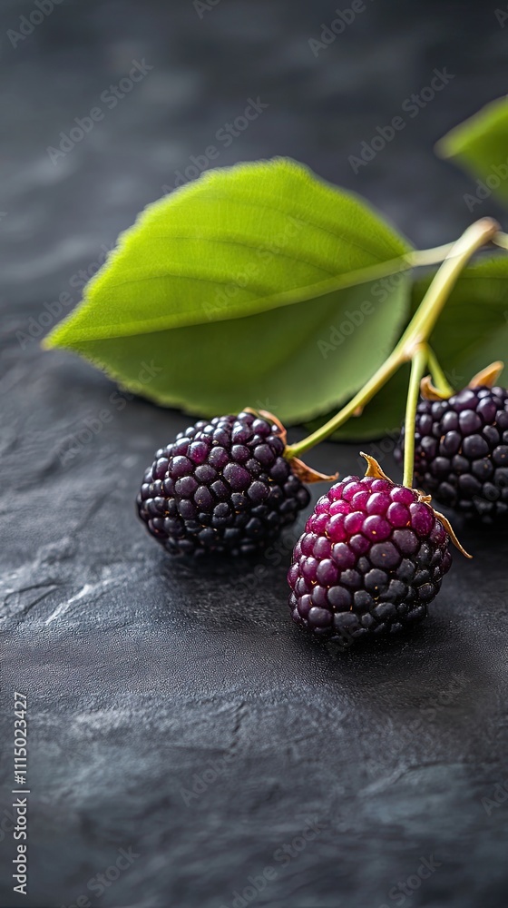 mulberry isolated on paper background mulberry isolated on paper background