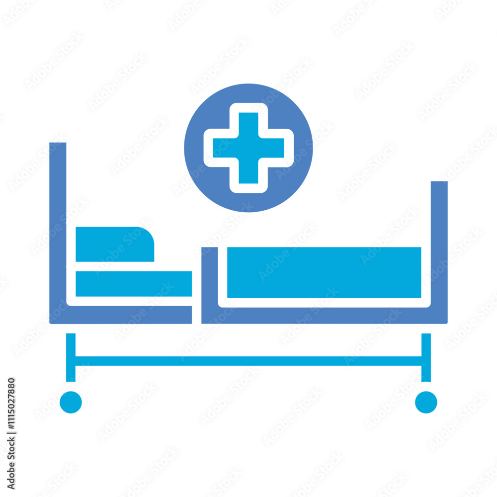 Fototapeta premium Bed Icon