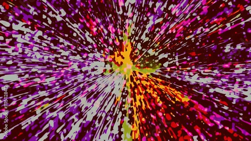 A vibrant digital landscape with glowing lines and data streams, evoking a futuristic theme.