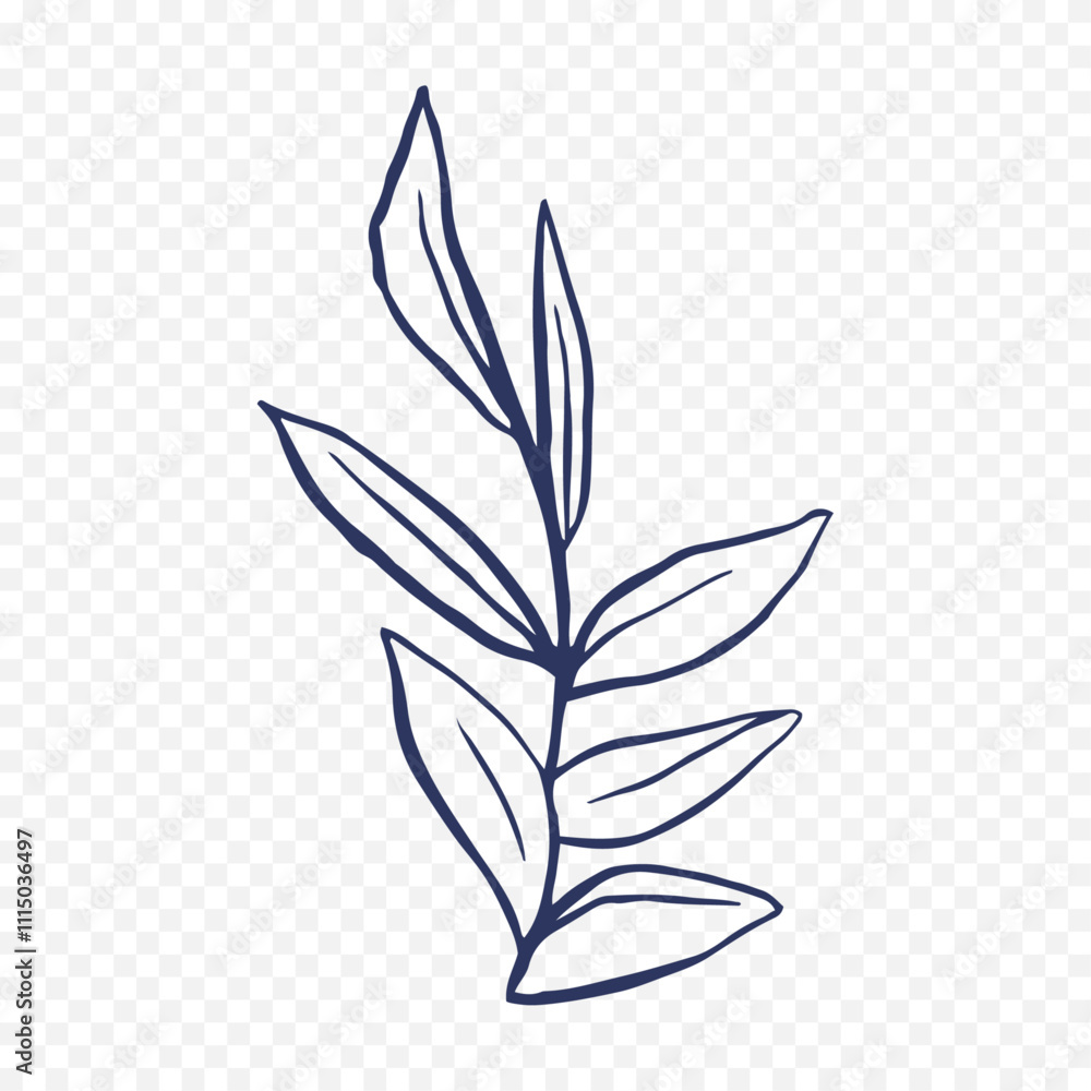 Obraz premium Hand drawn spring flowers illustration. floral illustration