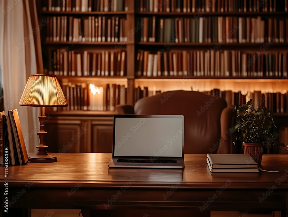 A Stack of Antique Hardcover Books Next to an Open Laptop on a Wooden Desk in a Sunlit Library, Bridging the Worlds of Traditional and Modern Knowledge A Stack of Antique Hardcover Books Next to an Open Laptop on a Wooden Desk in a Sunlit Library, Bridging the Worlds of Traditional and Modern Knowledge