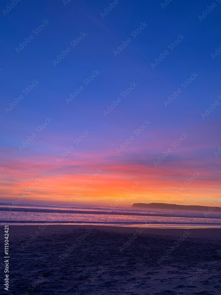 Obraz premium sunset over the sea