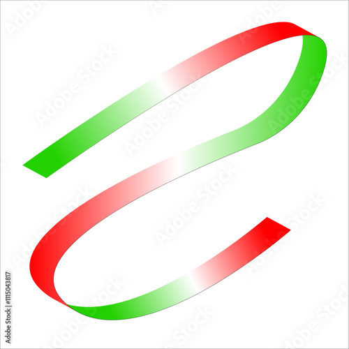 green red white flag color gradient ribbon vector eps Free Download green red white flag color gradient ribbon vector eps - GFXLoad