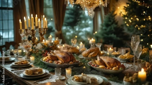 Festive Dinner Setting