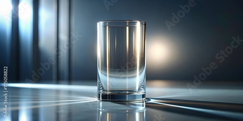 Modern glass-based render with soft reflections and dispersion effect, abstract, background, modern, glass