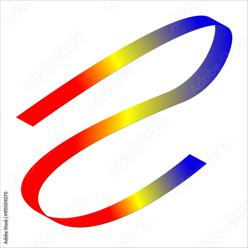 Free Download blue yellow red flag color gradient ribbon vector eps - GFXLoad