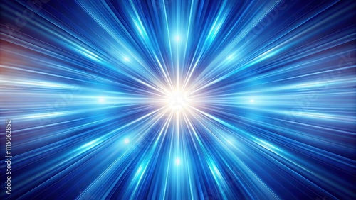 Abstract background with radial blur blue rays shining outwards , radial blur, blue, rays, abstract, background, light, shine