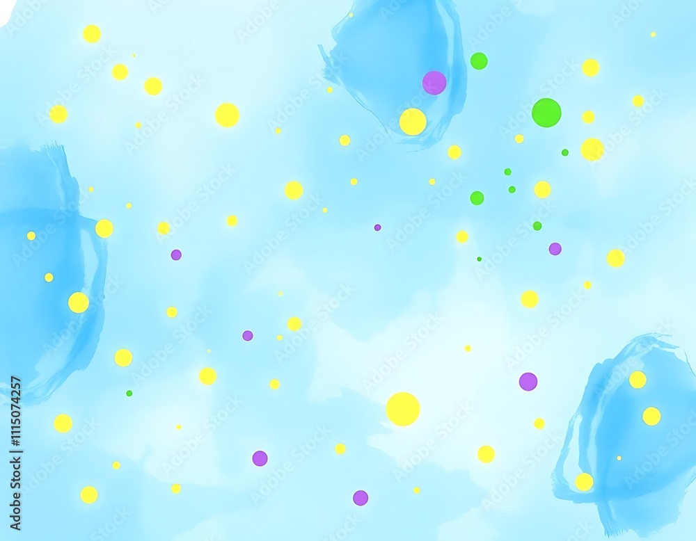 Fototapeta premium balloons and confetti