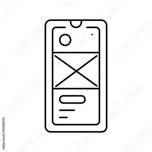 web stories seo line icon vector. web stories seo sign. isolated contour symbol black illustration
