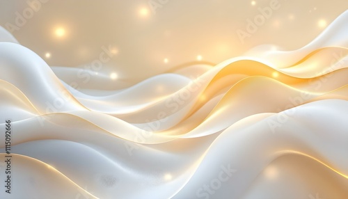 Wallpaper Mural Luxurious abstract background with golden and white waves and golden sparks. Abstract 3d template gold background with gold lines diagonal sparking with copy space for text. Luxury style. Torontodigital.ca