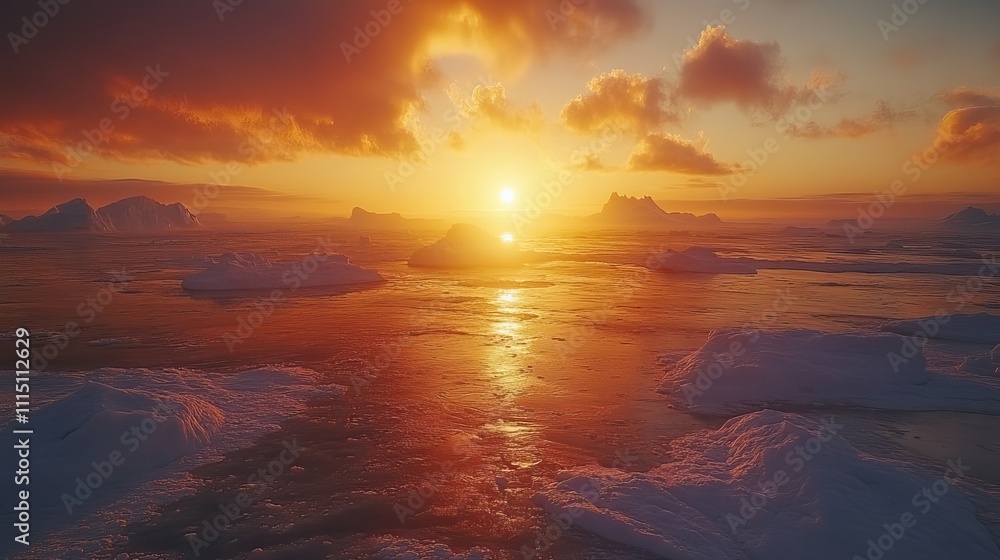 Fototapeta premium The summer season in Greenland highlights the beauty of the landscape, but rising temperatures and melting ice are altering this environment