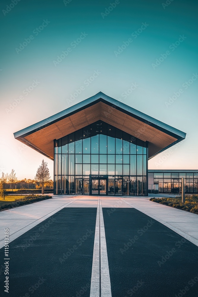 Elegant and Minimalist Modern Architecture with Warm Tones Elegant and Minimalist Modern Architecture with Warm Tones