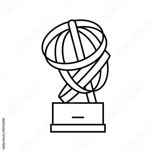 hardening blacksmith line icon vector. hardening blacksmith sign. isolated contour symbol black illustration