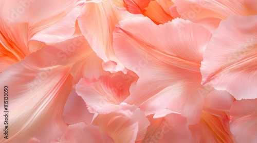 Wallpaper Mural delicate petals of pink tulips, Generative AI  Torontodigital.ca