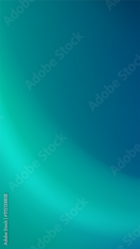 A smooth gradient transitions from light teal to deep teal, creating a calming, abstract background.