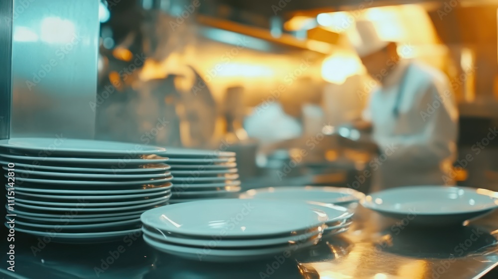 Clean Plates in a Busy Kitchen Clean Plates in a Busy Kitchen