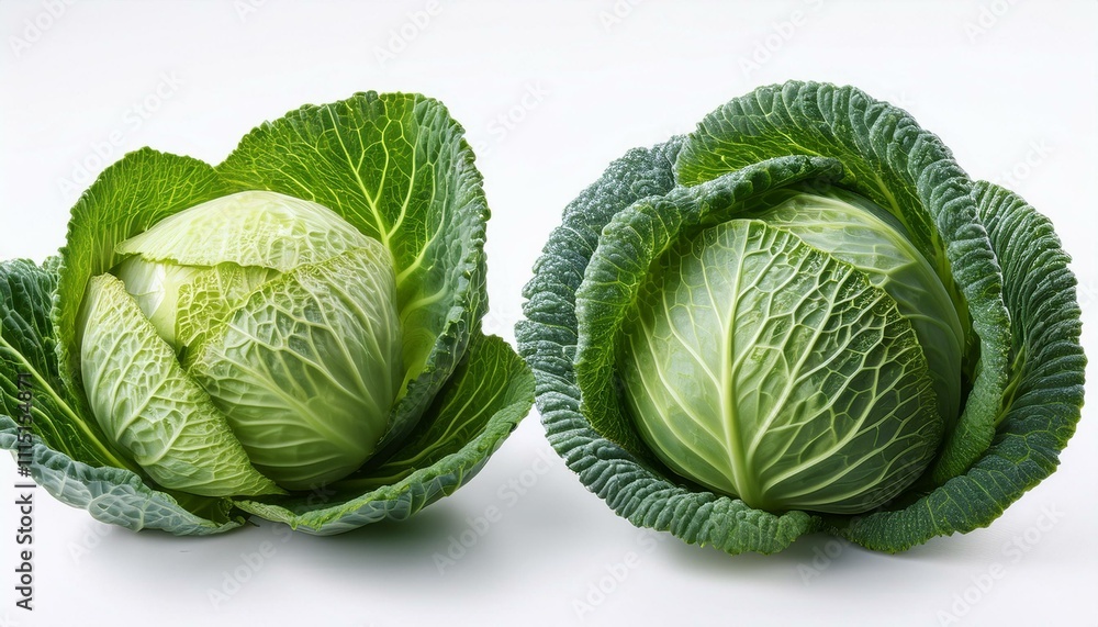 Fototapeta premium cabbage isolated on white background
