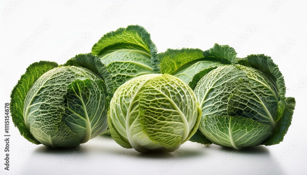 Fototapeta premium cabbage isolated on white background
