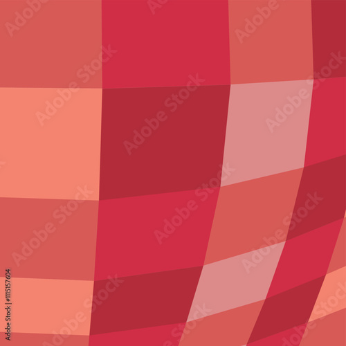 Abstract background blur gradient with stripes on red gradients background.