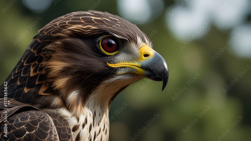 Obraz premium Eagle Hawk Close Up Picture