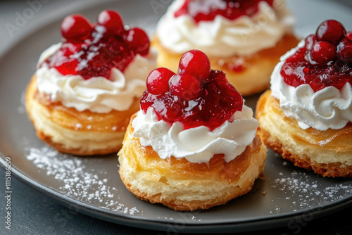 Wallpaper Mural Whipped Cream Pastries Torontodigital.ca