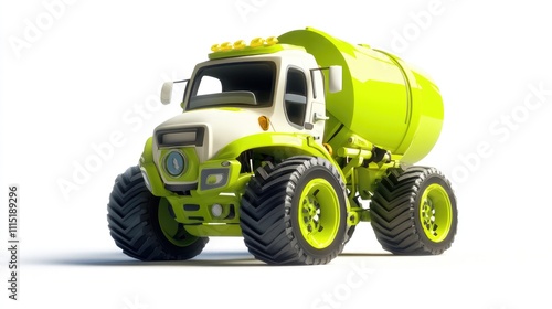 Powerful Tanker Truck Design:  Features & Engineering with Off-Road Capabilities and Advanced Technology. photo