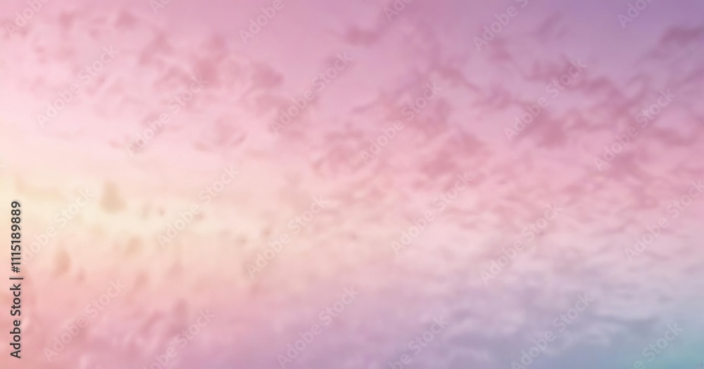 Obraz premium Soft ombre gradient with pastel shades and gentle blends, calming visuals, soothing atmosphere, gentle hue shifts