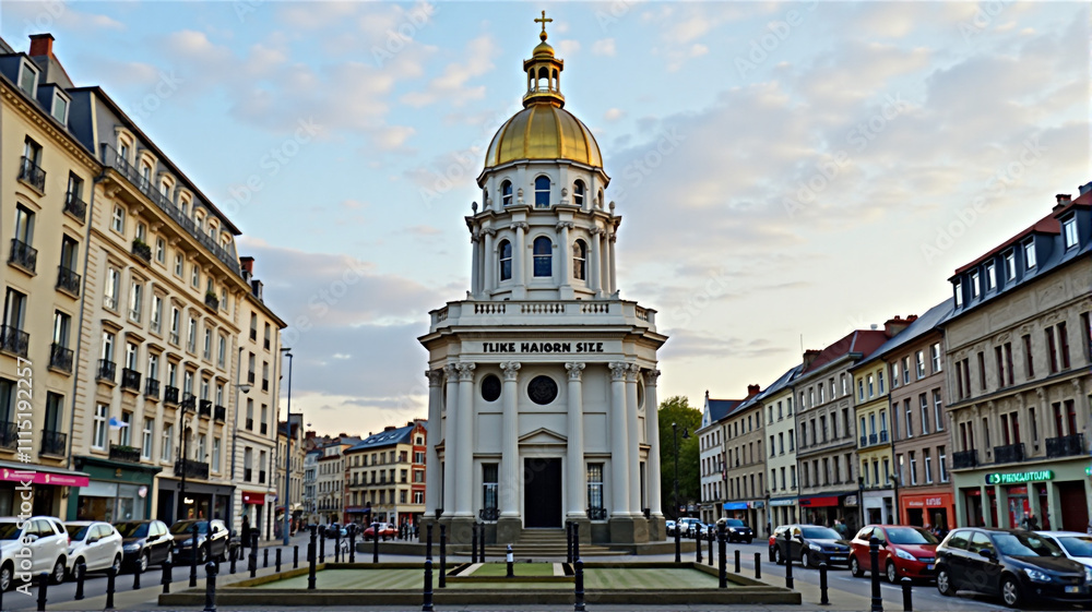 Obraz premium sestieri square city