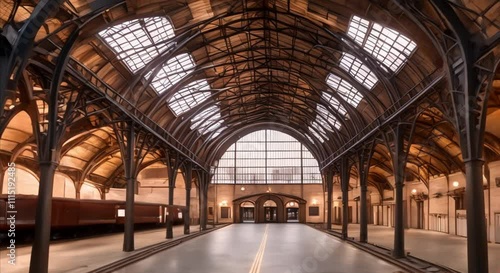 Arched Depot Roof in Concert Mode