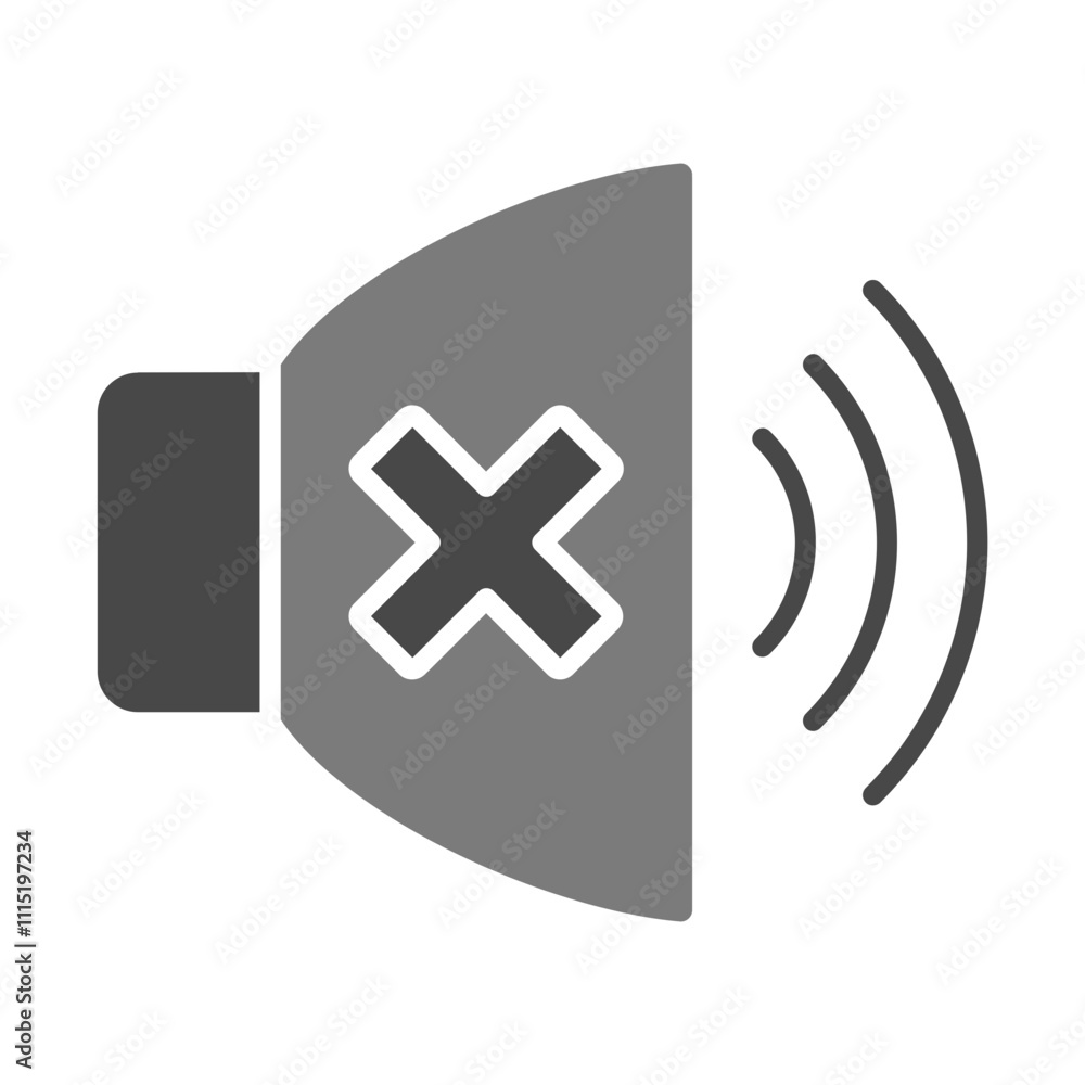 Fototapeta premium Volume Off Icon