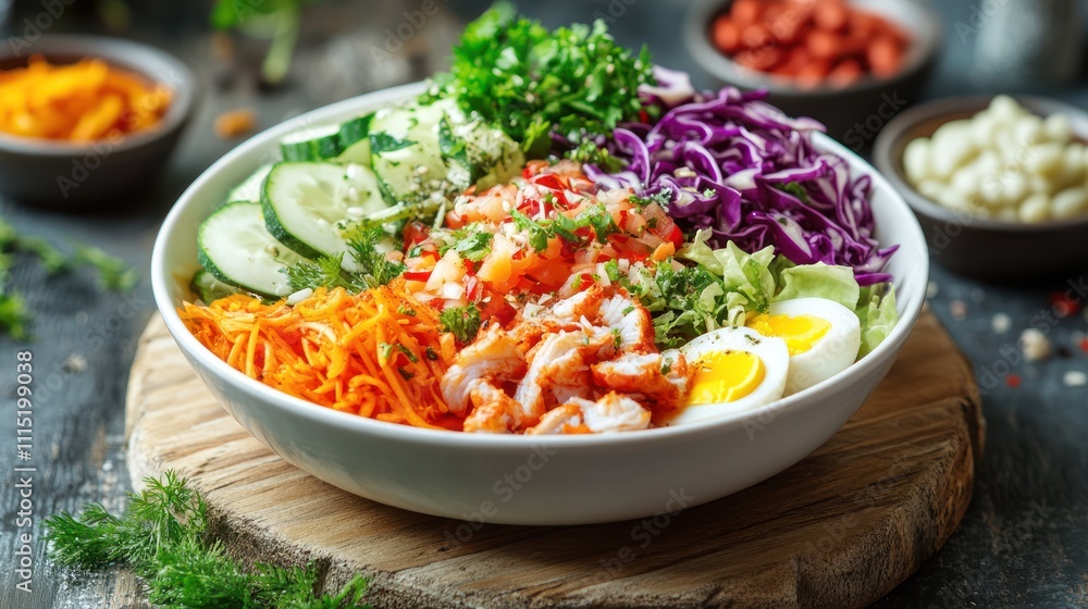 Delicious and Healthy Salad Bowl