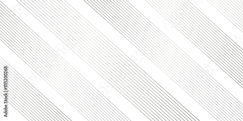 Wallpaper Mural Vector tech geometric thin diagonal striped line .Vector gray line abstract pattern Transparent monochrome striped texture gradient gray line pattern monochrome striped texture, minimal background.  Torontodigital.ca