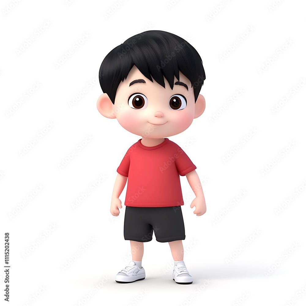 a cute cartoon illustration on white background a cute cartoon illustration on white background