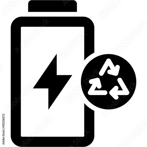 Battery Recycling Icon