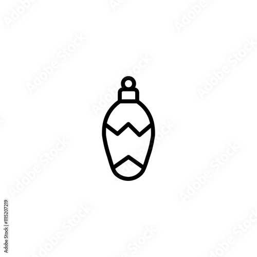 bauble line icon