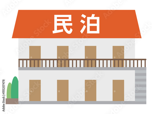 民泊の建物　アパート