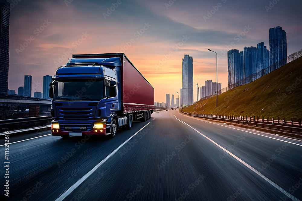 Truck and Skyline Truck and Skyline