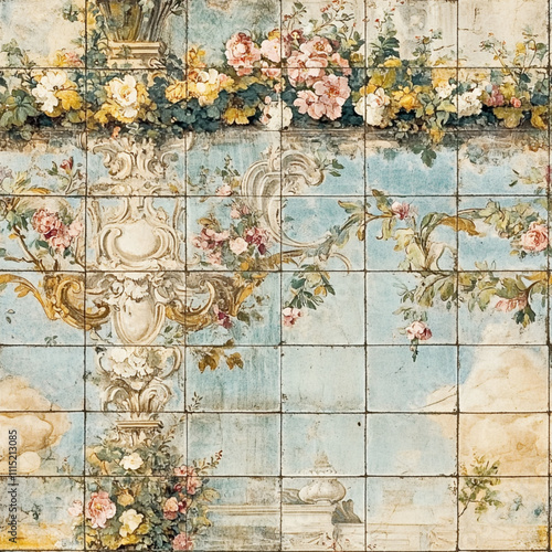 background with flowers
