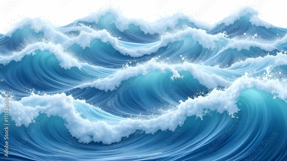 Obraz premium Sea wave background